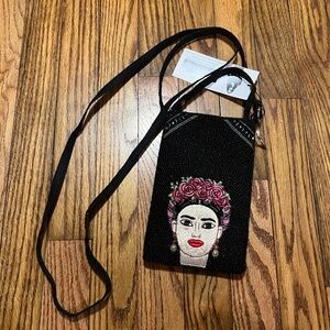 Bamboo Trading Company Frida Club Bag Hand Beaded